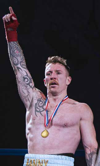 Roy Bannister in the boxing ring